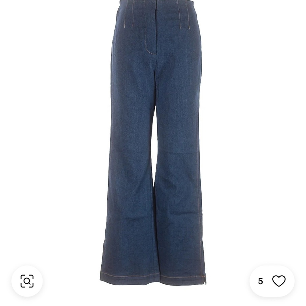 Jason Wu Women's Blue Wide-Leg Jeans